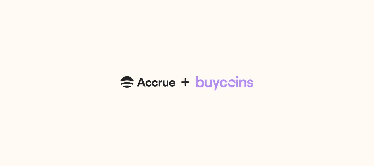 Buycoins X Accrue