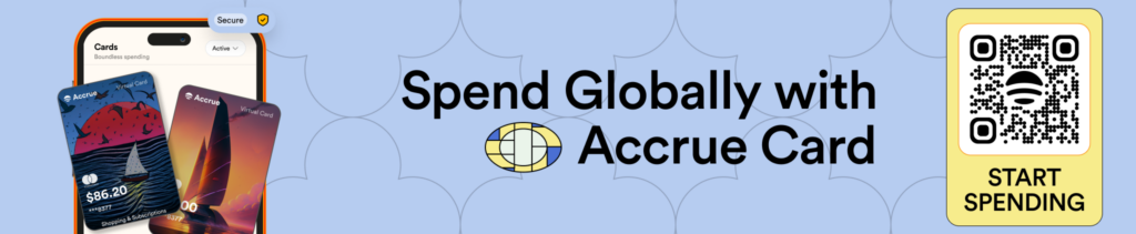 spend globally with accrue card
