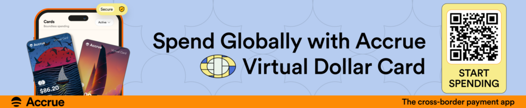 Accrue Virtual Dollar Card